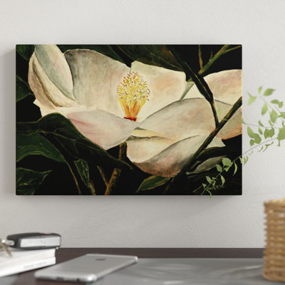 « magnolia fleur », reproduction sur toile