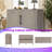 47.25-Inch Sideboard With Pine Veneer, Double Doors, Adjustable Feet, 200lbs Weight Capacity-913627623