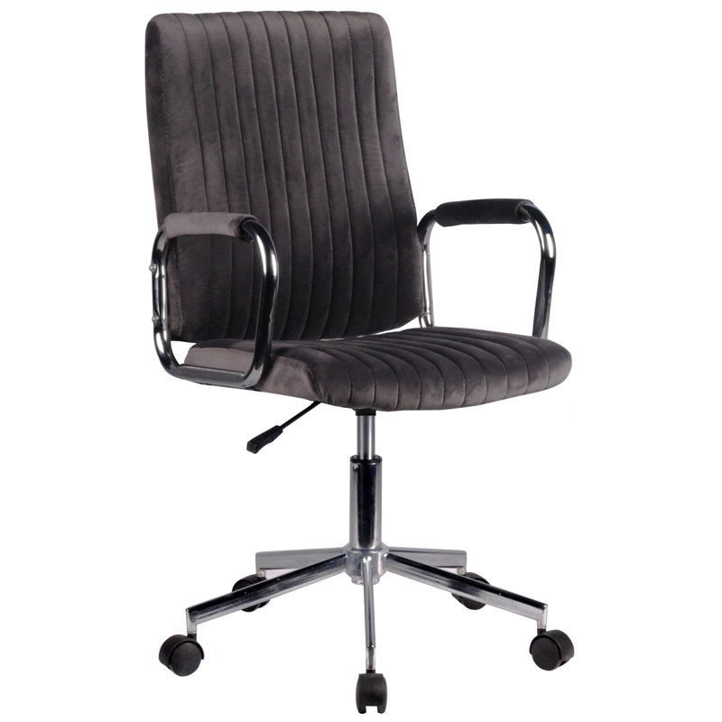 Lovill Velvet Office Chair