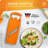 Borner Wave-waffle Power Grater, Orange-115712606