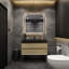 Ensemble de meuble-lavabo simple mural 42 po Golitz-1858052753