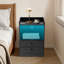 38cm W Manufactured Wood Bedside Table-1084998490