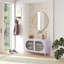 Armoire d'appoint 2 portes avec verre cannelé Luna-2020225148