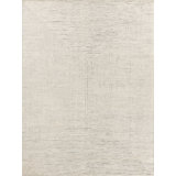 Crescent Striped Hand-Knotted Wool Ivory Area Rug