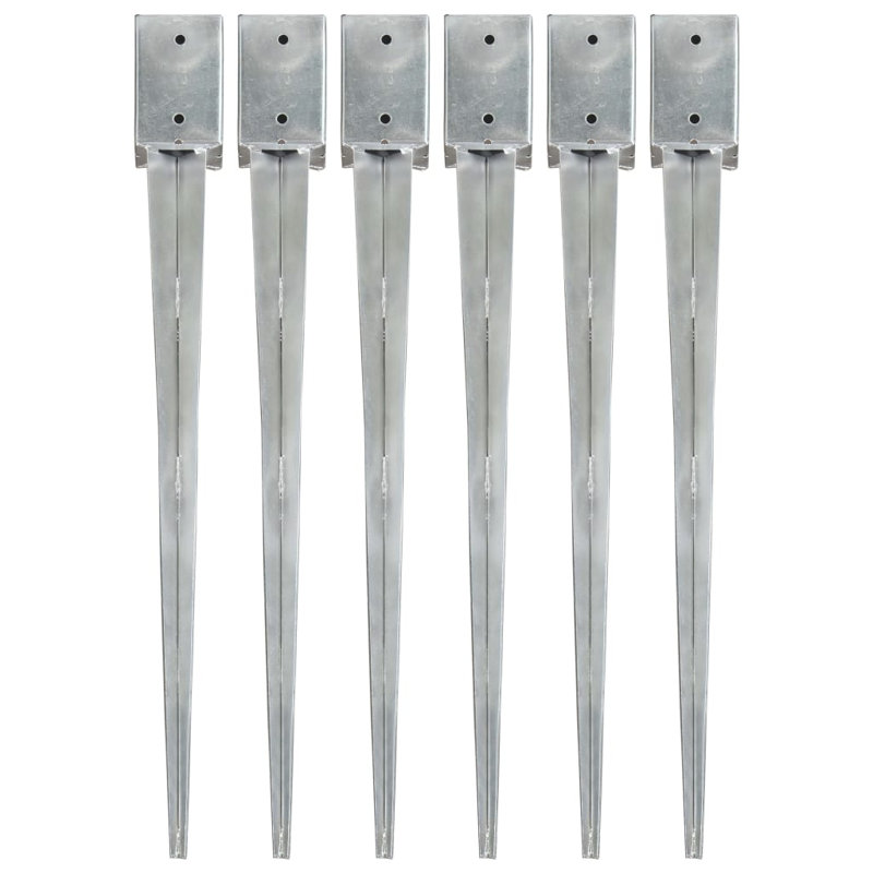 Rhinebeck Silver Metal Mounting System, 90cm H x 9cm W x 9cm D