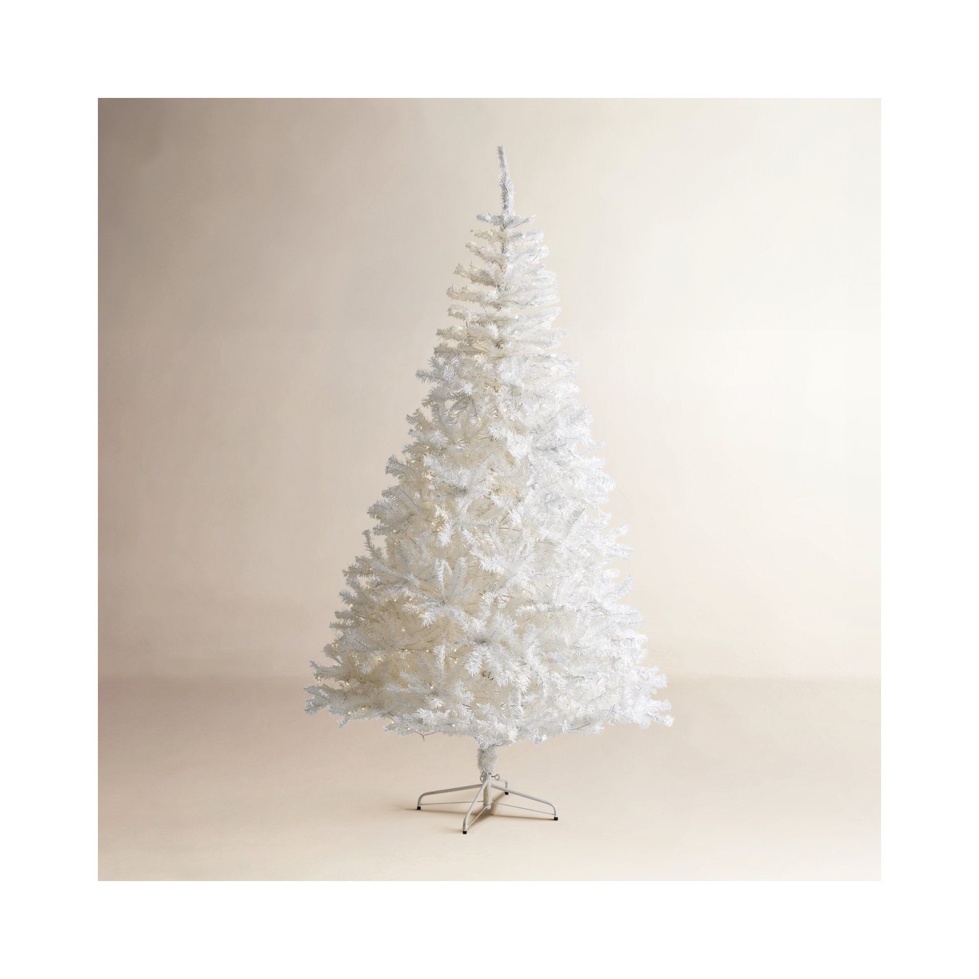 Lighted Artificial Christmas Tree, 7' H
