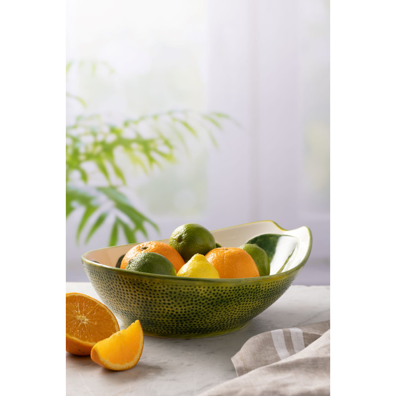 World Foods 27.5cm Lime Oval Bowl