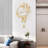 29.5X17.3” Silent Gold Wall Clock