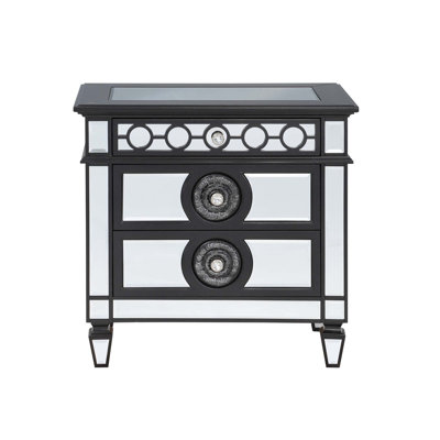 Table de chevet avec miroir Varian