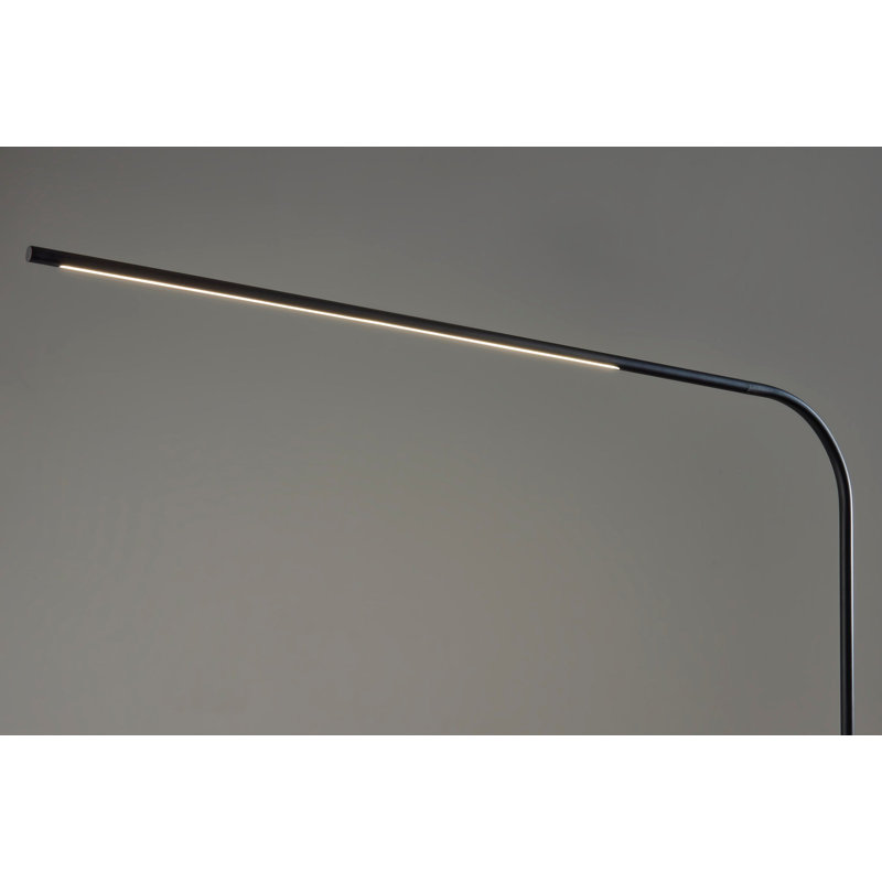Lampe à arc Cullen Interrupteur intelligent, Noir mat