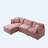105" Modular L-Shaped Sectional Sofa With Ottoman, Soft Chenille Upholstery, 3-Seater Living Room Couch-599710767