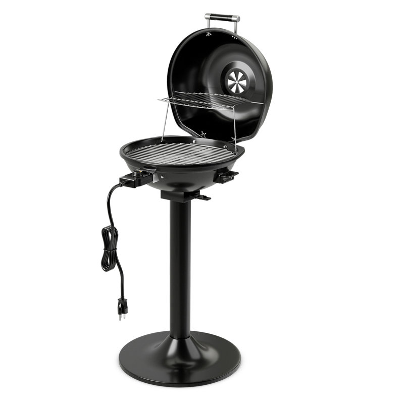 Barbecue électrique sur pied Topbuy, Noir
