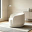 Fauteuil d'appoint incurvé-155985718