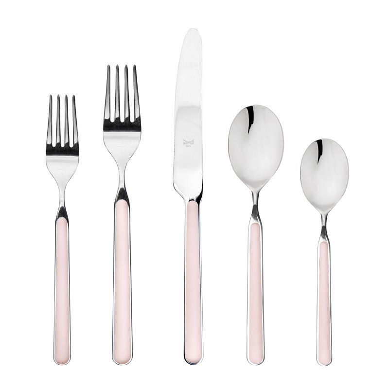 Fantasia Place Set 5 Pcs, Pale Rose
