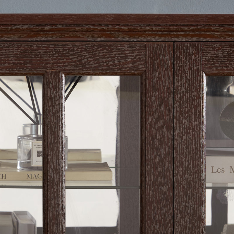 Curio Display Cabinet, Cherry