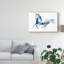« saphir gallop ii », peinture sur toile tendue-750661222