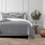 Ensemble de housse de couette en coton gris Shay 8 pièces-109897307