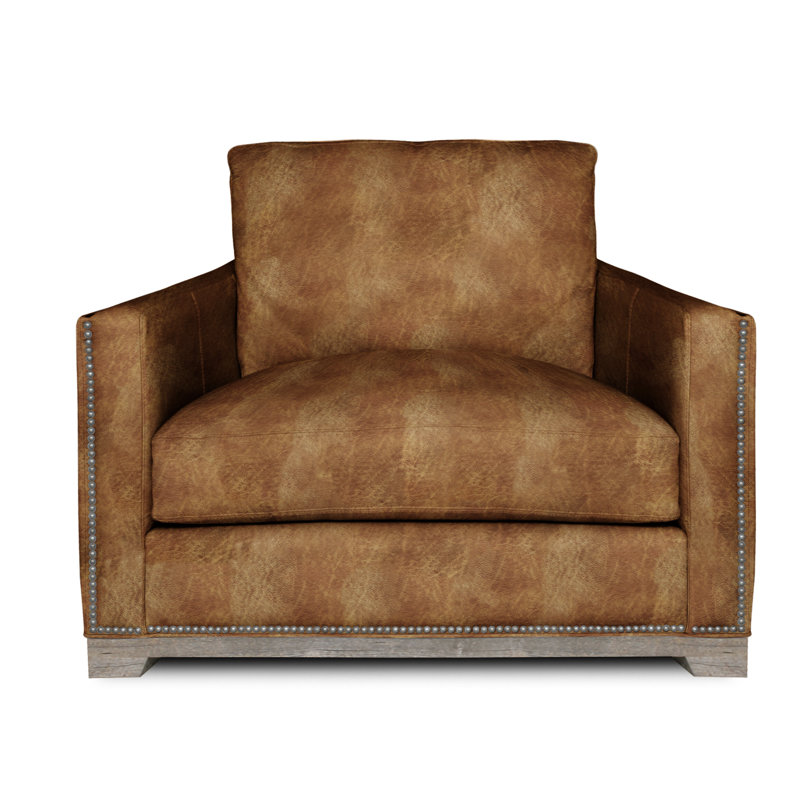 Brooklyn Leather Club Chair, Yes, Espresso, Corn (Soft Touch)