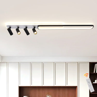 Herrick 6 - Light 55.11" LED Dimmable Flush Mount