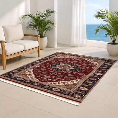 Tapis turc intérieur et extérieur noir