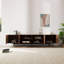 Modern TV Cabinet for 75-Inch TV – TV Stand with Large Storage, Media Console for Living Room & Bedroom, Walnut，Fast Dispatch From UK Warehouse — 2 Working Days//Deliver within 2-4 working days.-101036743