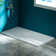 Lyon 47.75-in L x 36-in W Zero-Threshold End-Drain Shower Base with Center Drain Placement, Matching Decorative Drain Plate and Tile Flange, Wheel Chair Access, Low Profile