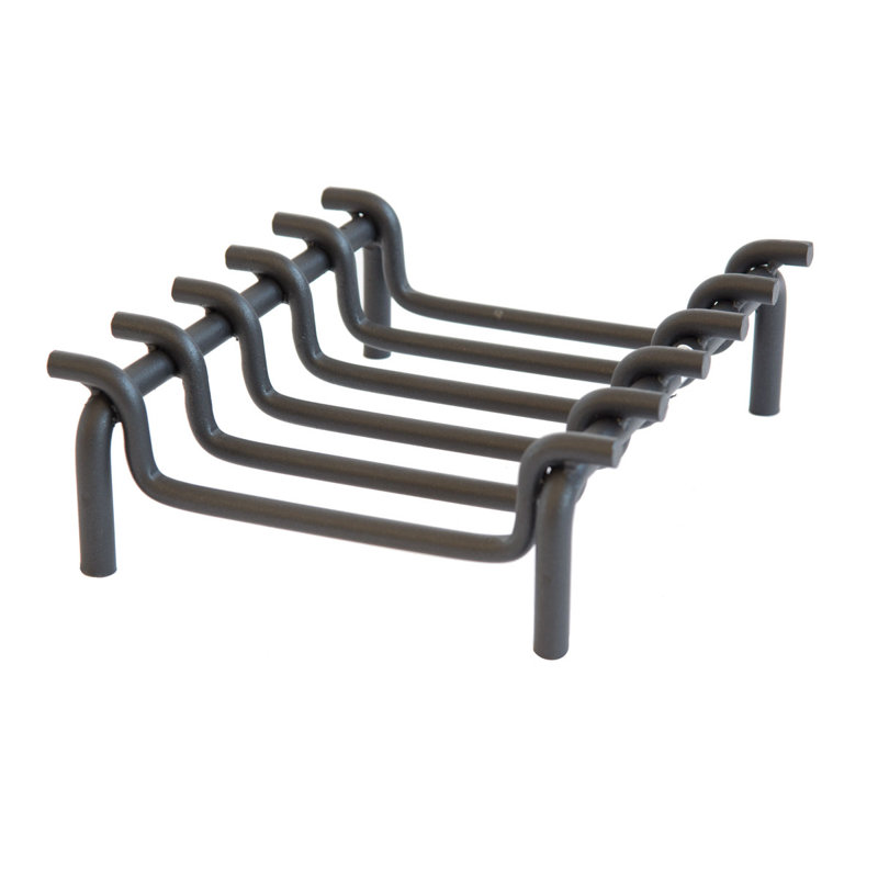 Dashiell Iron Fireplace Grate, 13cm H x 60.5cm W x 35cm D