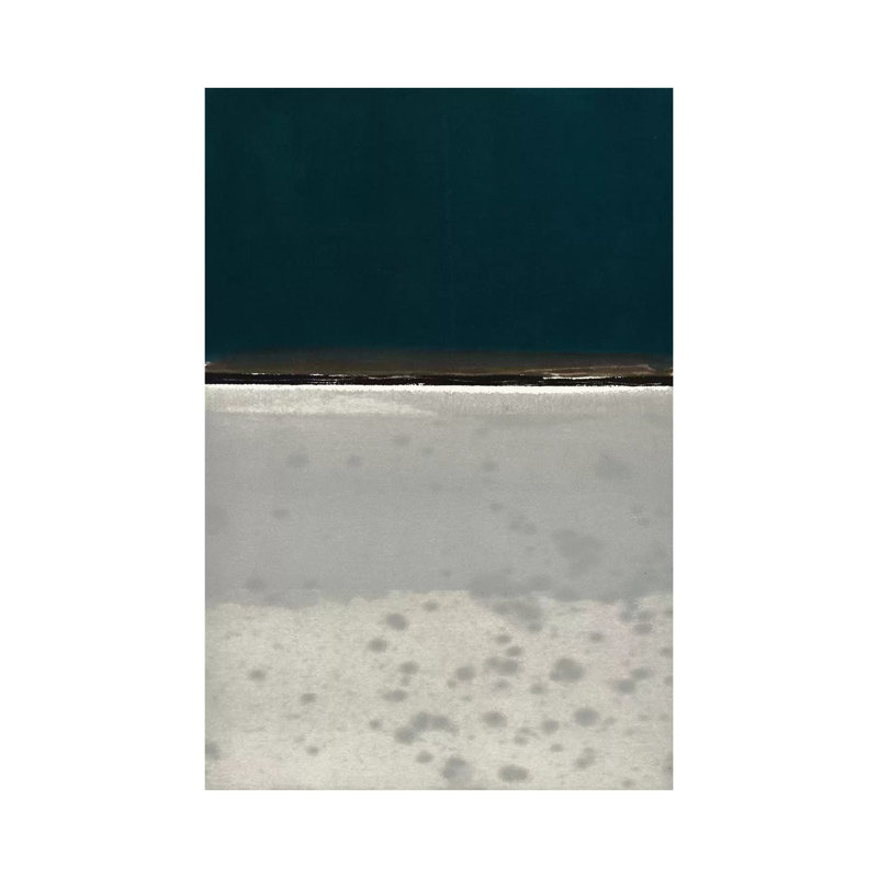 Horizon Indigo by Rob Delamater - Wrapped Canvas Painting, 30.48 cm H x 45.72 cm W