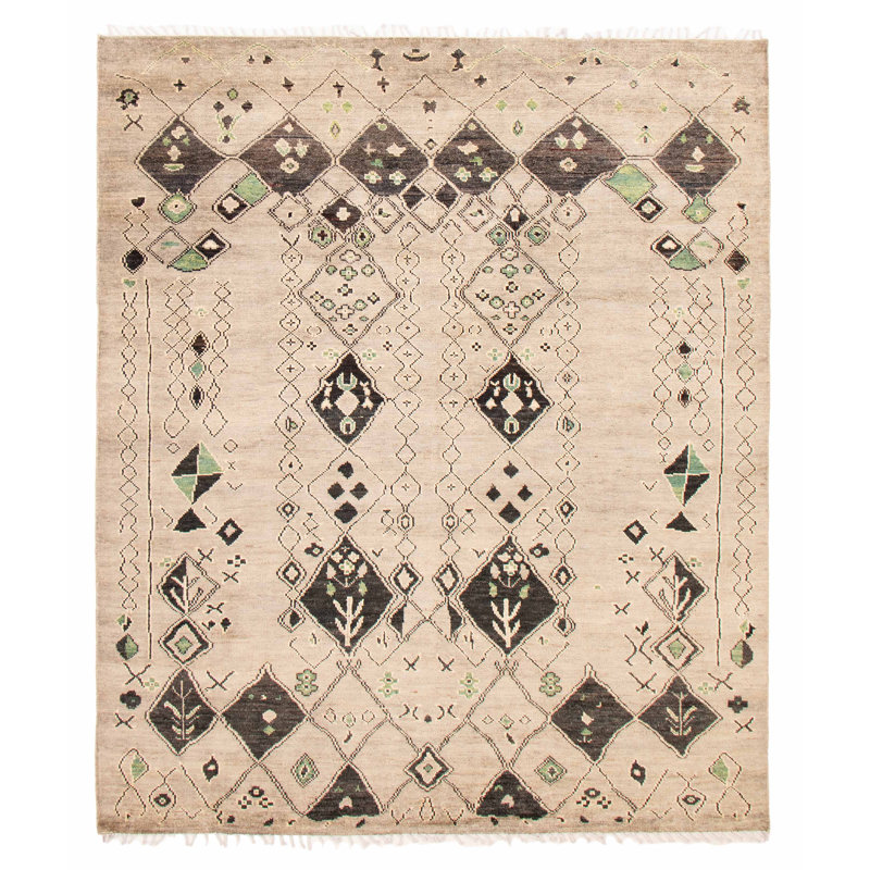 Tapis gris Pak Finest Marrakesh 8 pi 4 po x 9 pi 9 po