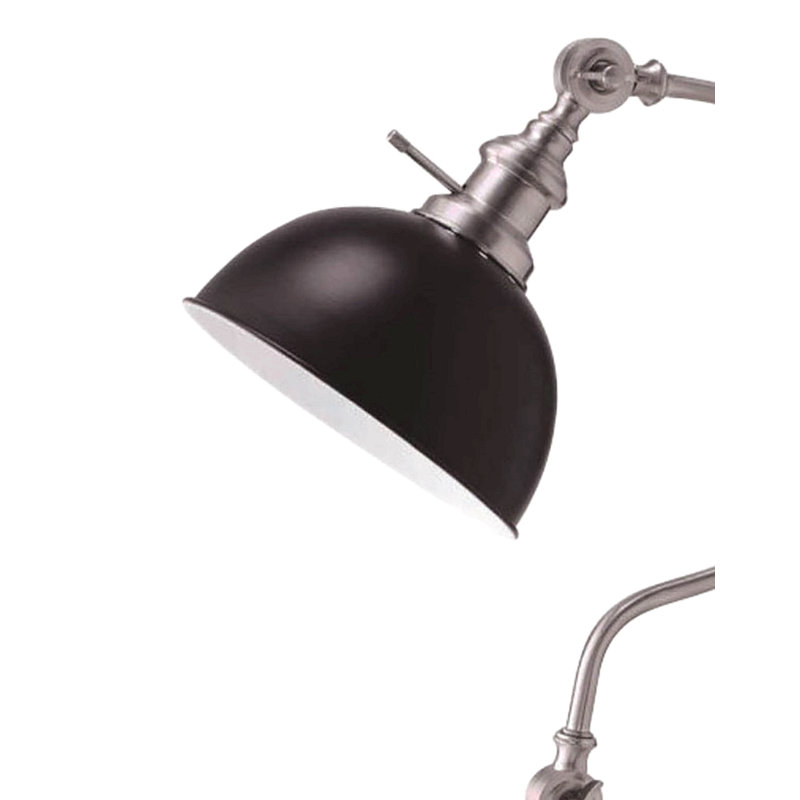 Lampe de table style industriel 1Pc, Argent argent