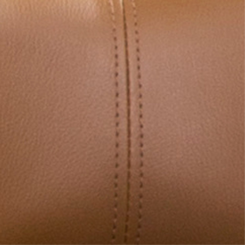 Ensemble de 2 tabourets pivotants réglables Masaccio avec base chromée Airlift, Chameau