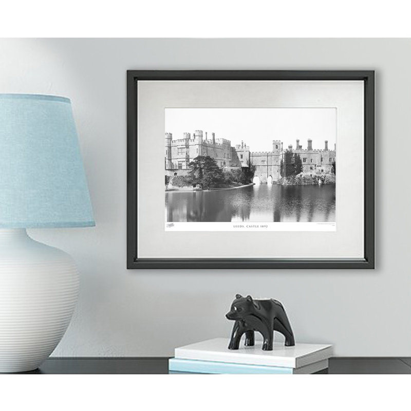 Leeds, Castle 1892 by Francis Frith - Single Picture Frame Print, 28cm H x 36cm W x 2.3cm D