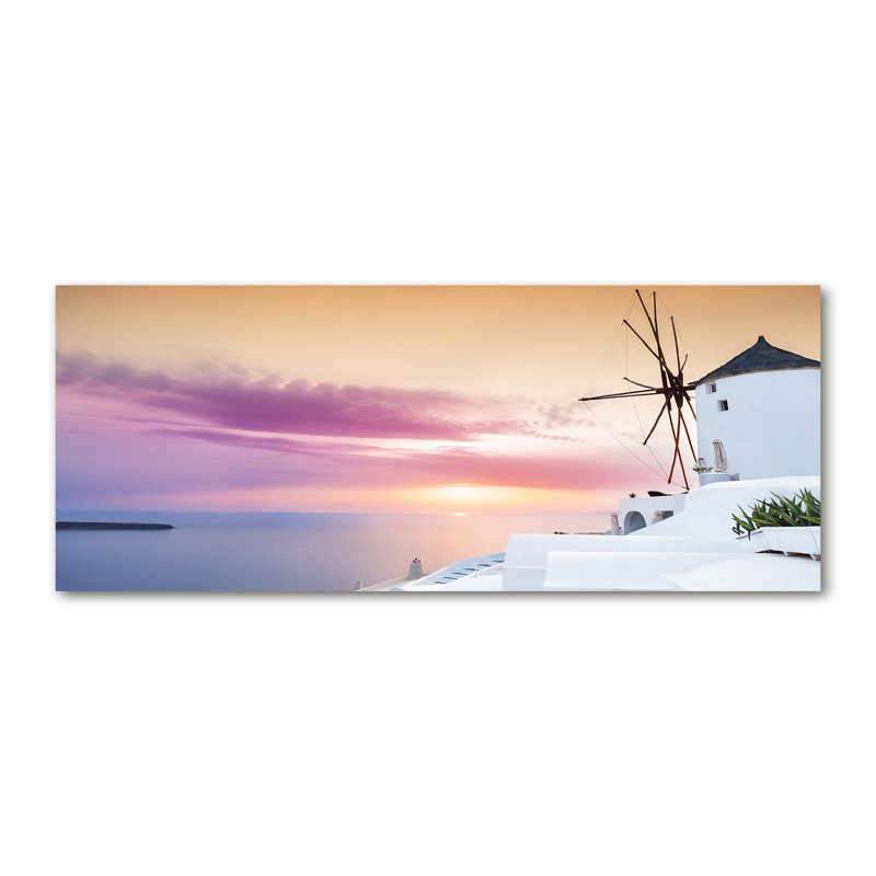 Santorini Greece - Wrapped Canvas Print