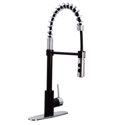 Westbrass Pull Down Spray Kitchen Faucet