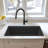 33'' L Single Bowl Quartz Composite Kitchen Sink