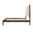Ardin Solid Wood Bed with Boucle Headboard-1690676286-1690676285