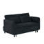 Canapé-lit 52 po en velours convertible 3 en 1 avec poches latérales-129981777