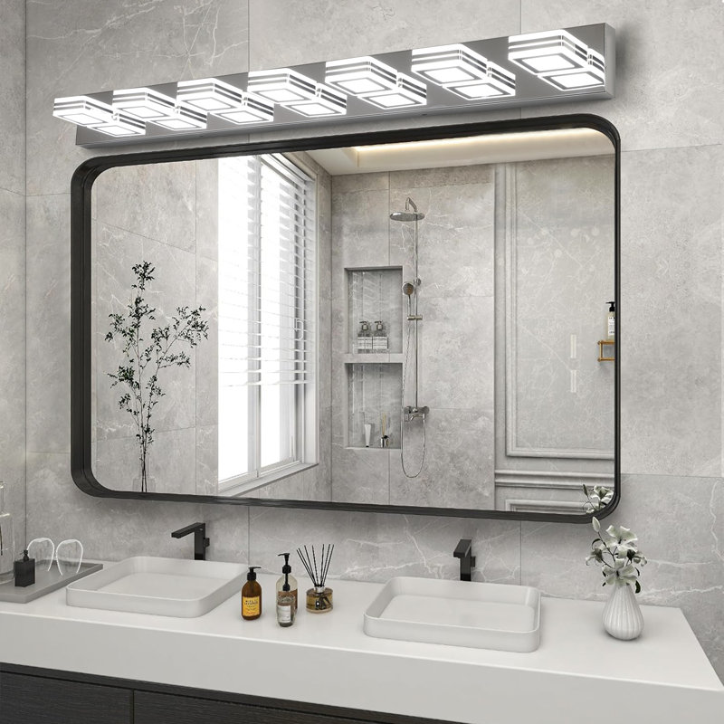 Éclairage pour meuble-lavabo 7 lumières