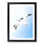 Seagulls in Flight in Abstract - Picture Frame Graphic Art Print-55762164-55762169
