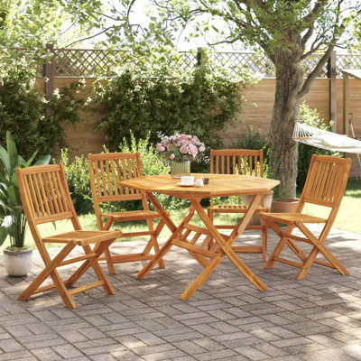 Argenis Octagonal 5 - Piece 4 - Person 110Cm L Outdoor Table Set