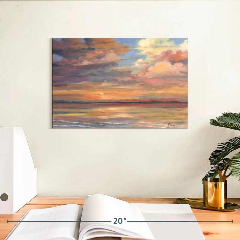 Gillard Shell Island Sunset, 8" H x 12" W