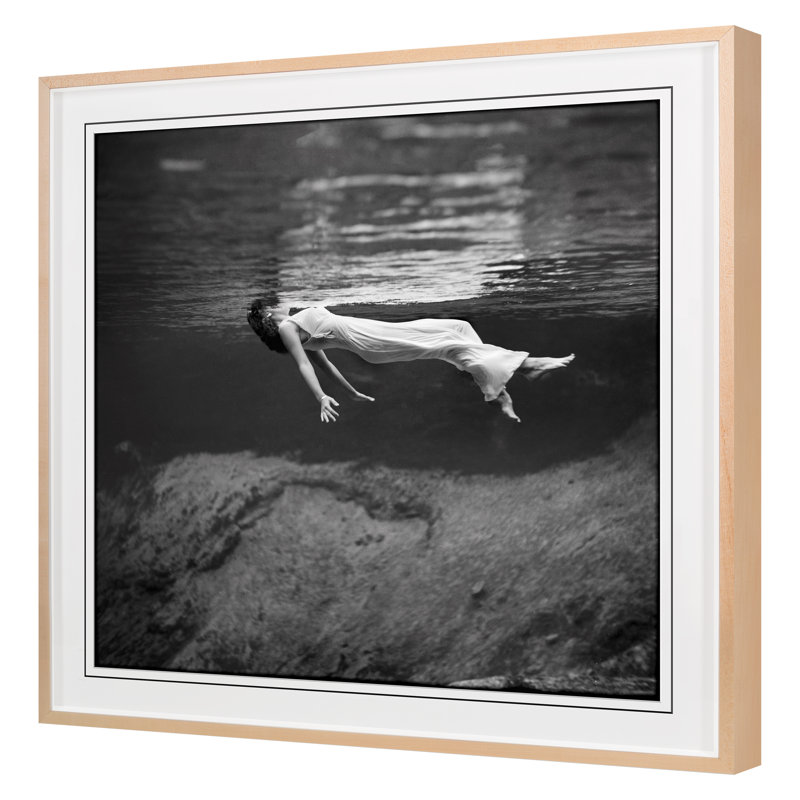 Floating 1 Print by Grand Archives, 36" H x 36" W, Maple Framed 