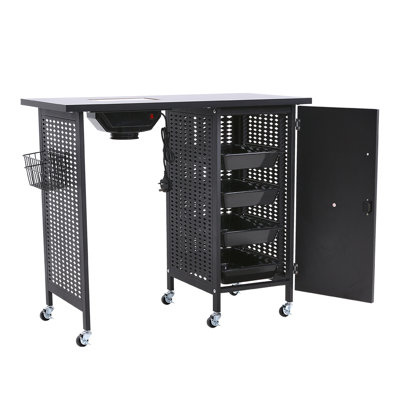 Wood Makeup Organizer