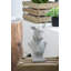 Buste en ciment 10,5 po H gris