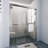50" - 54" W x 72" H Double Sliding Semi-Frameless Shower Door-91148682