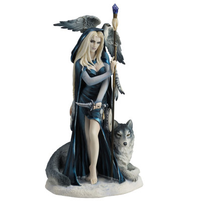 11,51 po H Arcana The Shaman par Ruth Thompson, résine poly