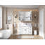 Pharmacie pour salle de bain avec miroir à bords biseautés 30 po x l 26 po-106342844