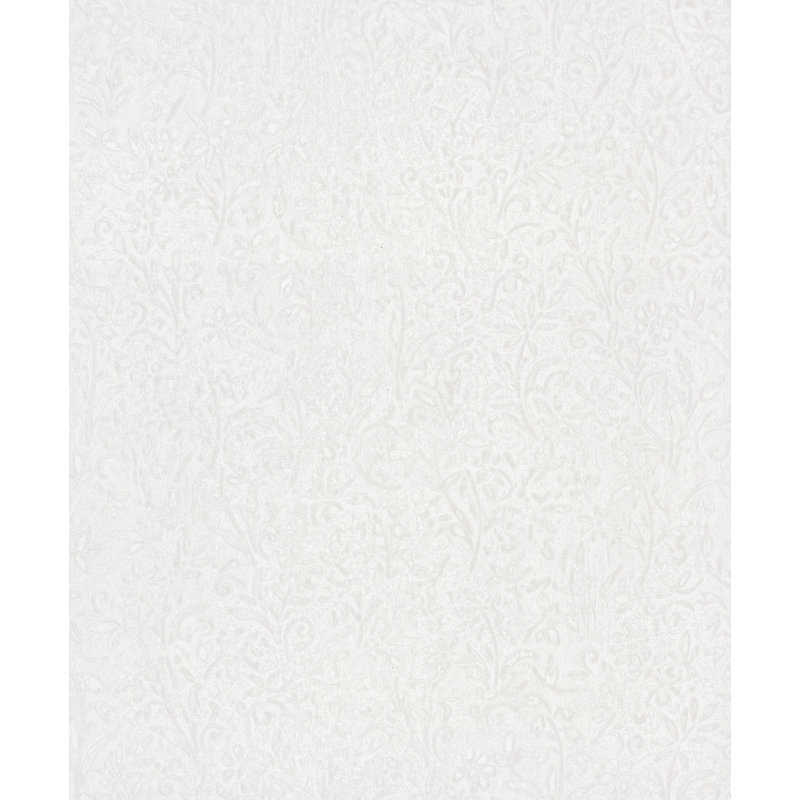 Papier peint sculpté à motif de perles, Blanc