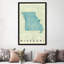 « missouri map », reproduction d’impression sur toile-33086856-72239810-72239816