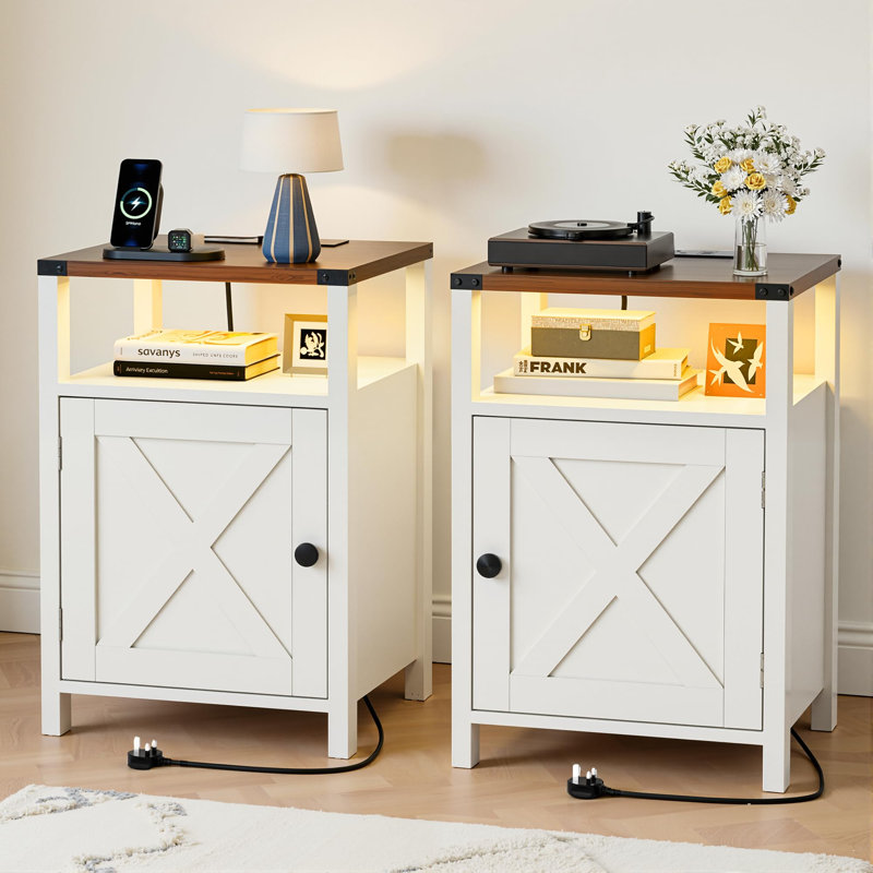 40cm W Bedside Table